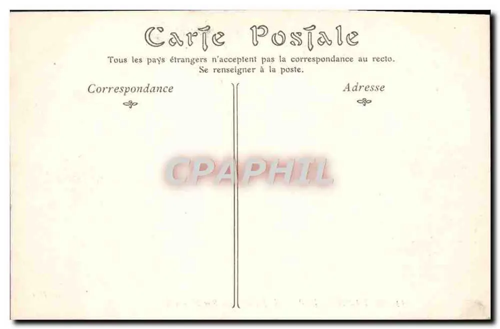 Tours — Das Justizpalast und die Nationale Straße — N.D. Paris - Rückseite
