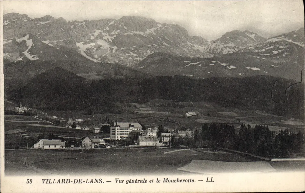 Villard-de-Lans — Vista generale e il Moucherotte — LL - Recto