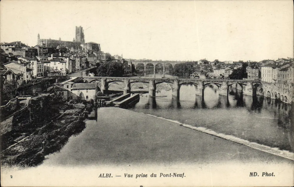 Albi — Ansicht vom Pont-Neuf — ND. Phot. - Vorderseite