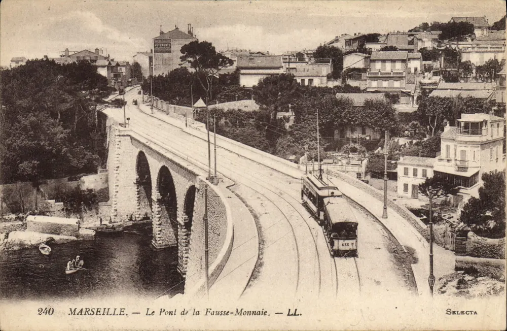 Marseille — Der Pont de la Fausse-Monnaie — LL. — Selecta - Vorderseite