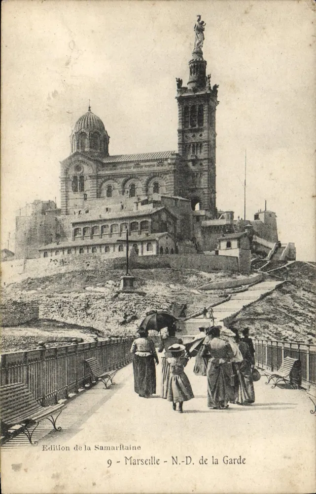 Marselha - N.-D. da Guarda — Edição da Samaritaine, n°9 - Frente