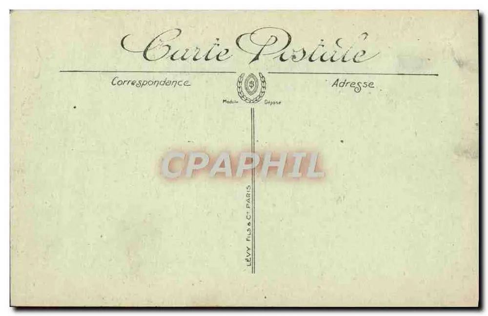 Marselha — Nossa Senhora da Guarda — editor Lévy Fils & Cie, Paris, n°25 - Verso