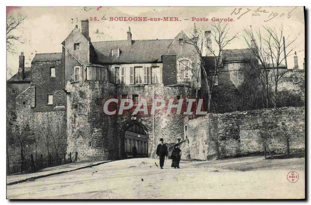 Boulogne-sur-Mer — Porte Gayole — Verleger G. Duet, Nr. 35 - Vorderseite