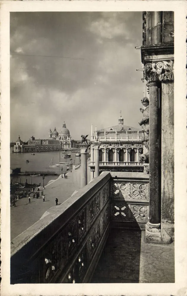 Vénétie — Vista do Palácio Ducal em direção à Laguna — Édit. A. R. U. n°26 - Frente