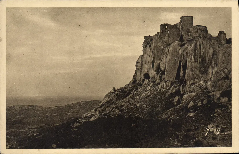 Ruínas do Castelo dos Baux — Provence — Éditions d'Art, Paris - Frente
