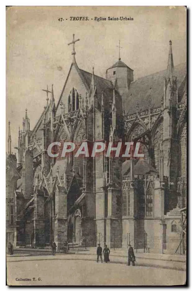 Troyes - Igreja de São Urbano — Coleção T. G., n° 47 - Frente