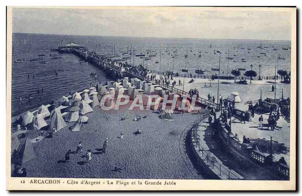 Arcachon - Côte d'Argent - Die Strände und die Grande Jetée - Vorderseite