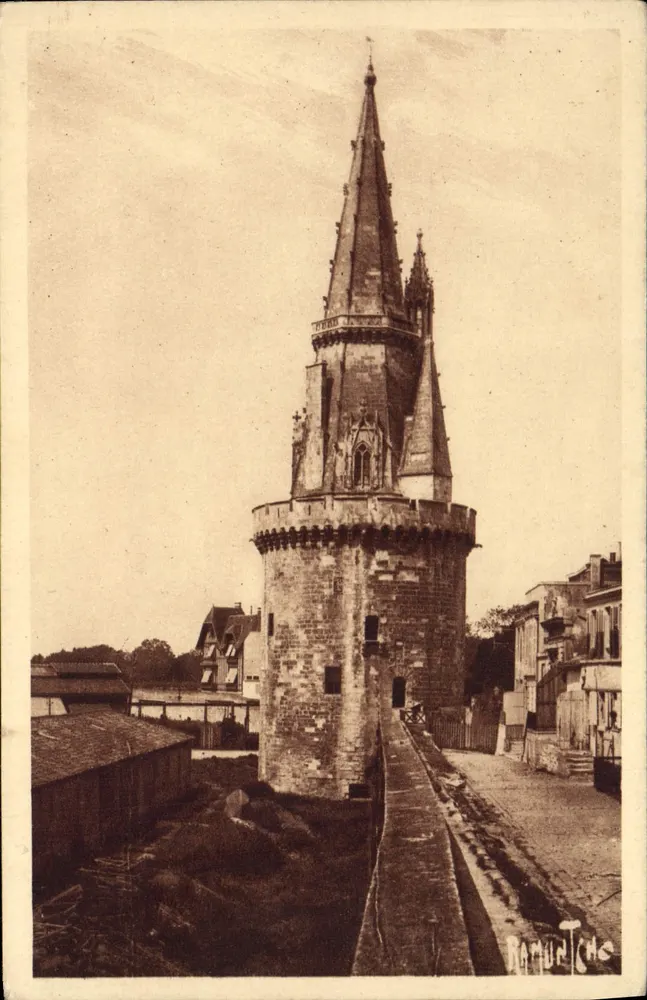 La Rochelle — Torre de la Lanterna (1455) — Ediciones Artísticas Raymond Bergevin - Anverso