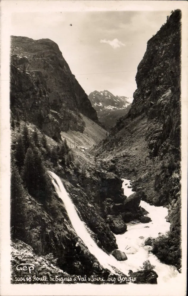 Estrada dos Cisnes em Val d'Isère — As Gorges — GEP, n° 5004.98 - Frente