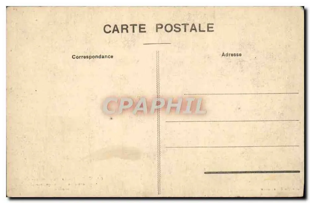 Estátuas e figura de Carnac — Museu Milou, Brest — editor Carnac, n° de série 433 - Verso