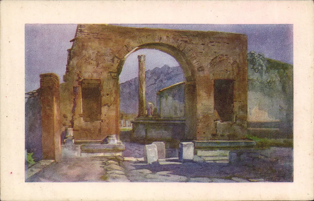 Pompéia - Arco de Nerone — Editor 'Astro' em Nápoles - Frente