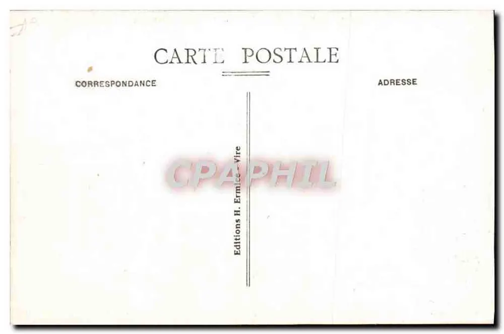 Vire - Der obere Teil des alten Glockenturms (13. Jahrhundert) — Henri Ermice - Rückseite