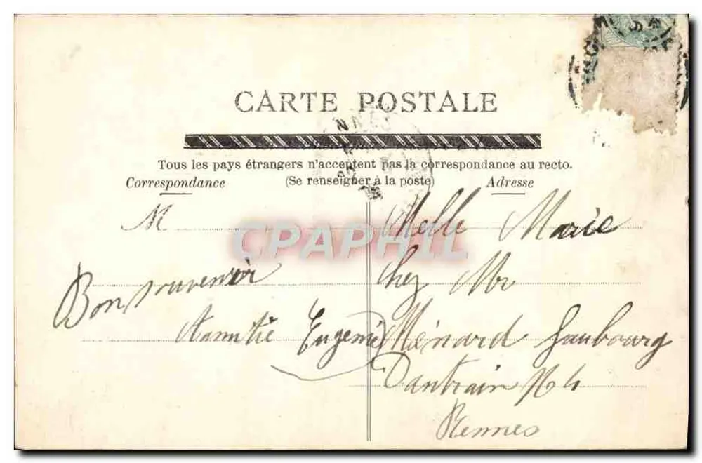 Alençon — Gesamtbild der Kirche Notre-Dame — La "G.P.A." Paris, n°25 - Rückseite