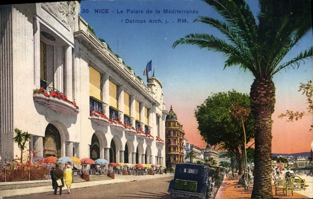 Nice - O Palácio da Méditerâneo — Dalmas Arch. — RM. — n°35 - Frente