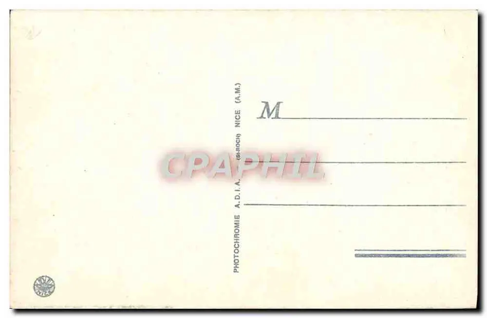 Menton (A.M.) — O Port. Vista Geral. — Photochromie A.D.I.A. (A.M.) n° 949 - Verso