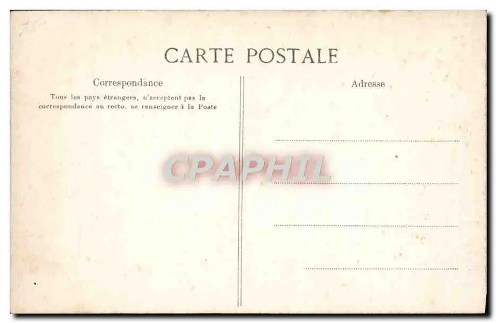 Fécamp — Vista Geral sobre a Praia — L. J. (Le Littoral, Seine-Inférieure) - Verso