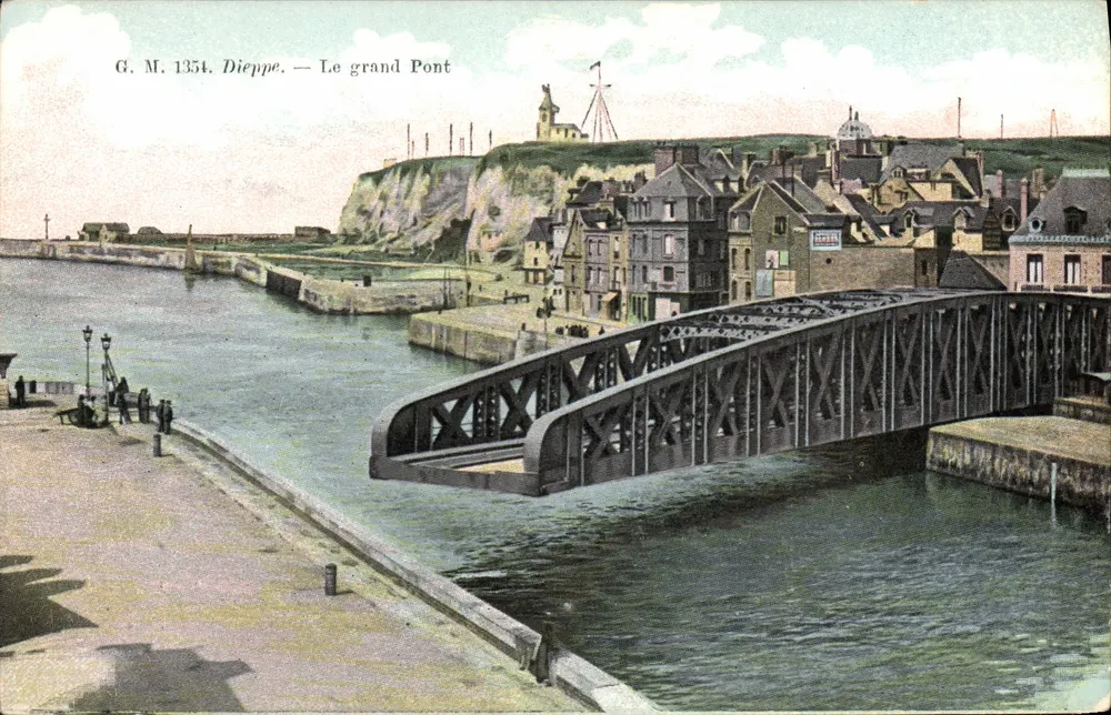 Dieppe — O grande Ponte — G. M. 1354 - Frente
