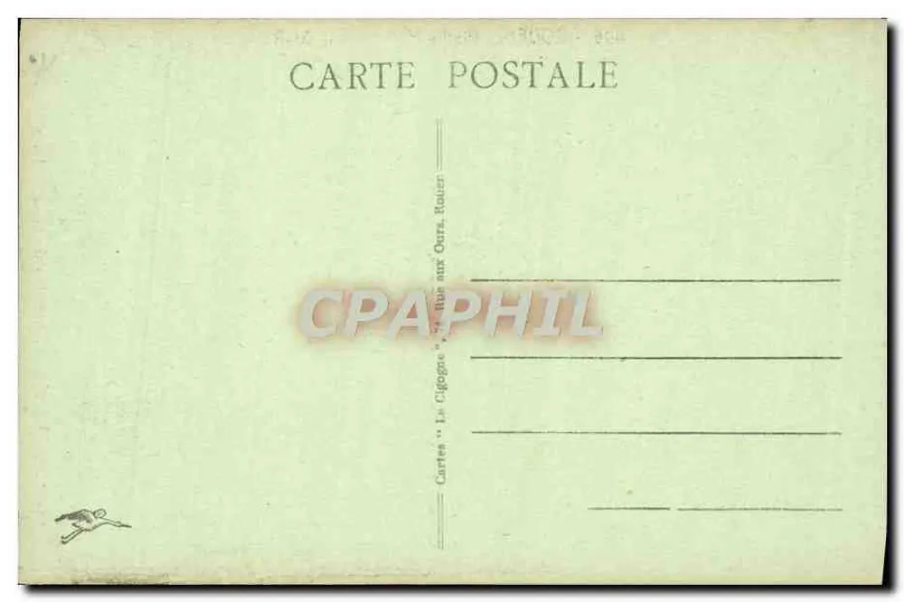 Rouen — Conjunto da Catedral — Editor 'La Cigogne' n°139 - Verso