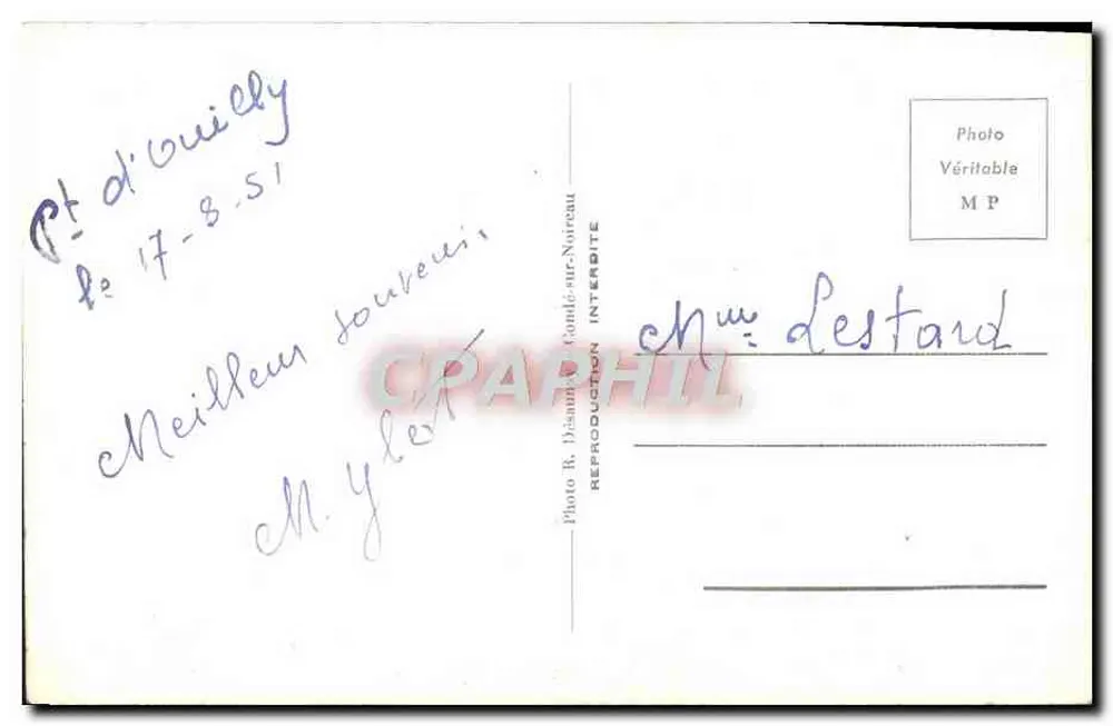 L'Orne e o Rocher du Lion em Pont-d'Ouilly — desaunay conde - Verso