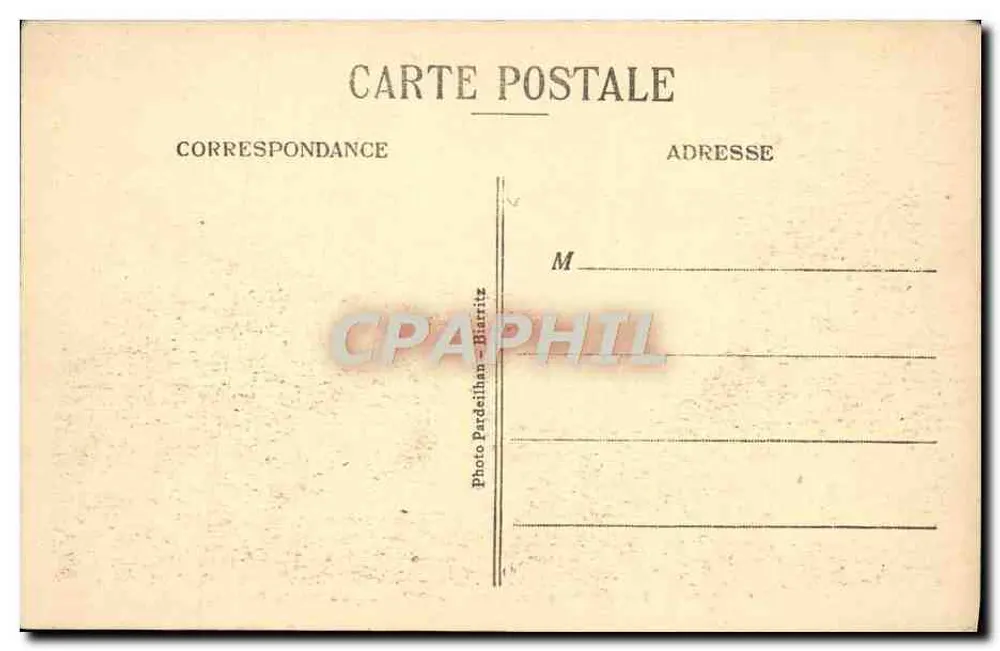 Biarritz - Golf von Gasconien - « Hélianthe » auf der Klippe - Rückseite