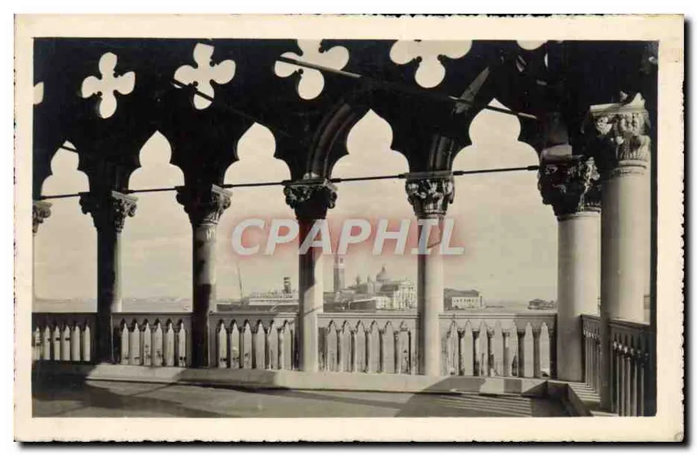 Venedig — Palazzo Ducale, Loggia der Insel San Giorgio — Édit A B.U. - Vorderseite