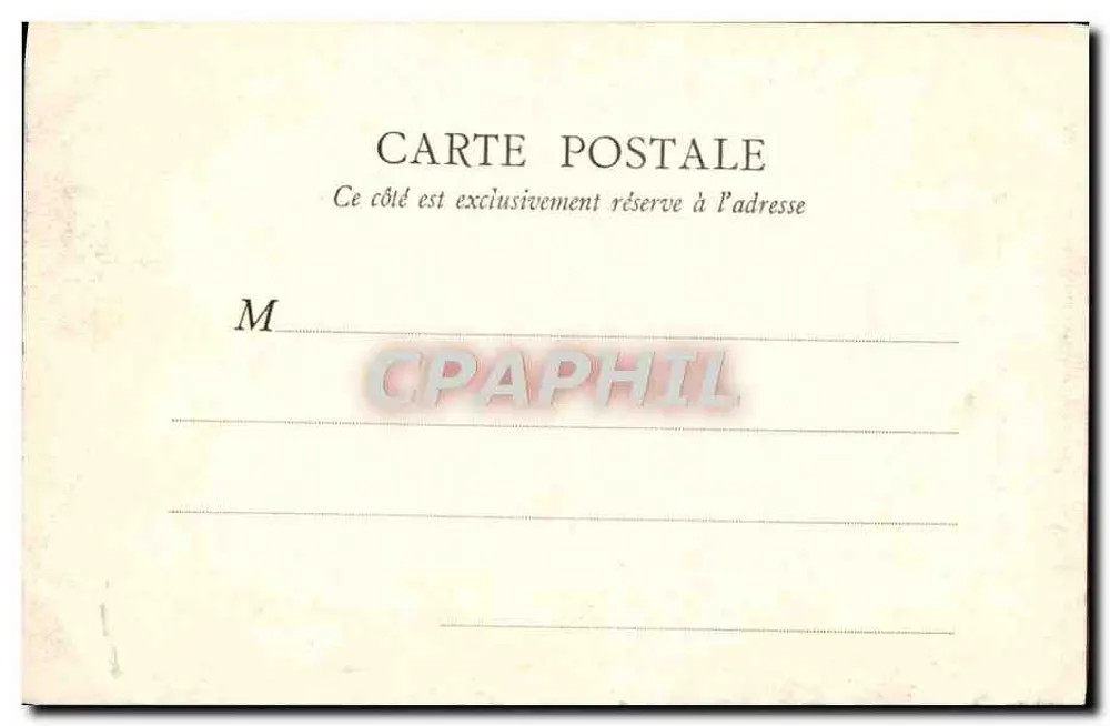 Arres — Eine der Alleen, in den Promenaden — B.F. Paris - Rückseite