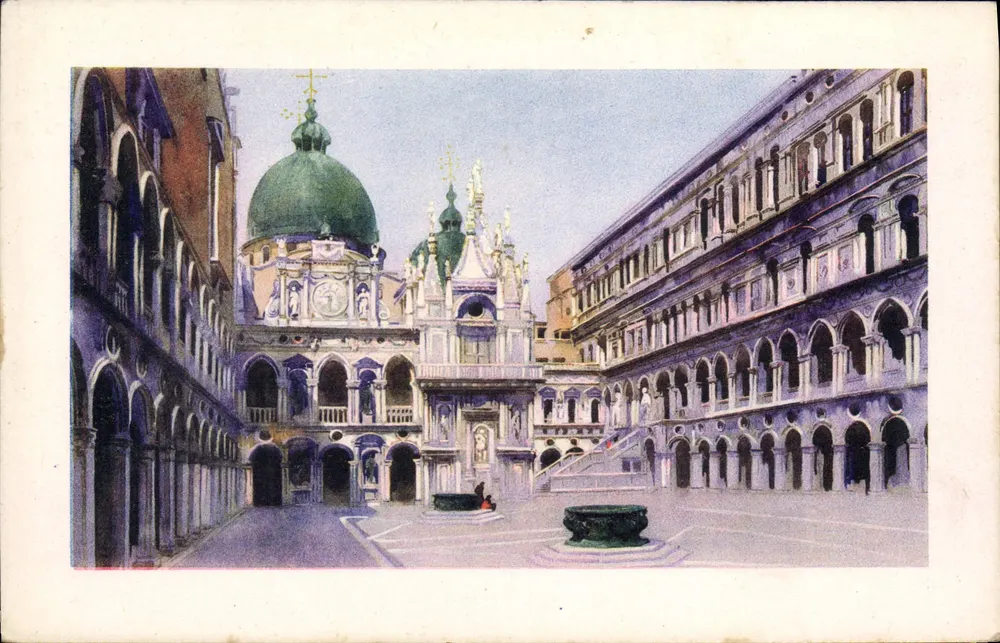 Veneza - Palazzo Ducale (Interno) — "Astro" Edizioni d'Arte - Frente