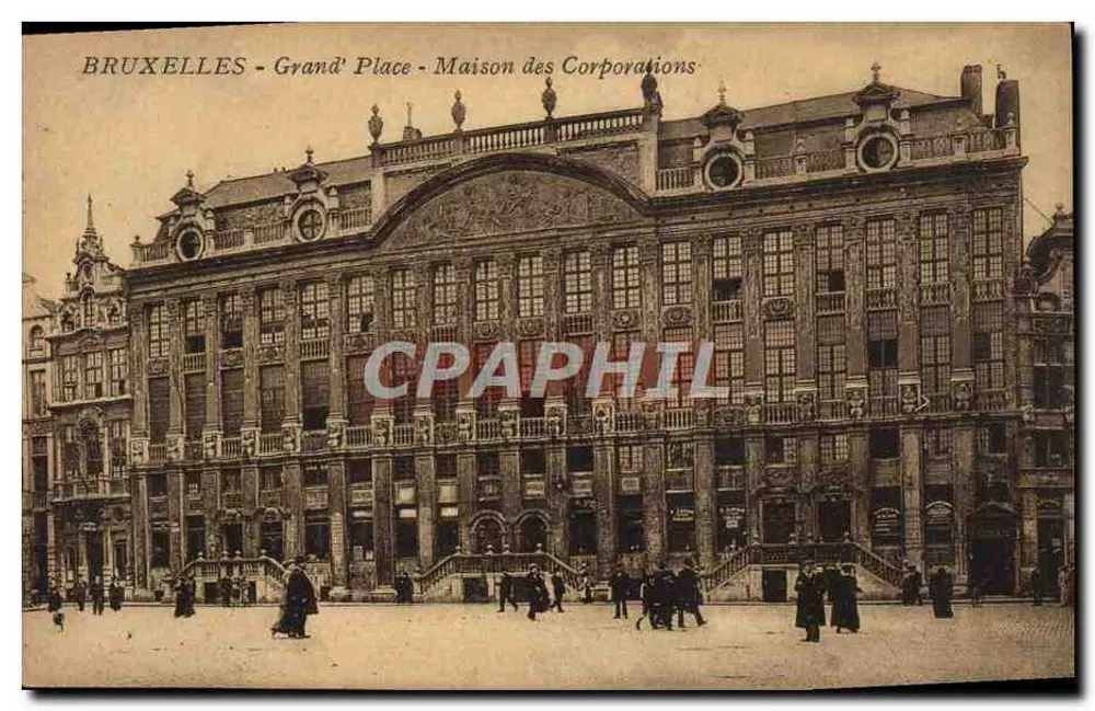 Brüssel - Grand' Place - Maison des Corporations - Vorderseite