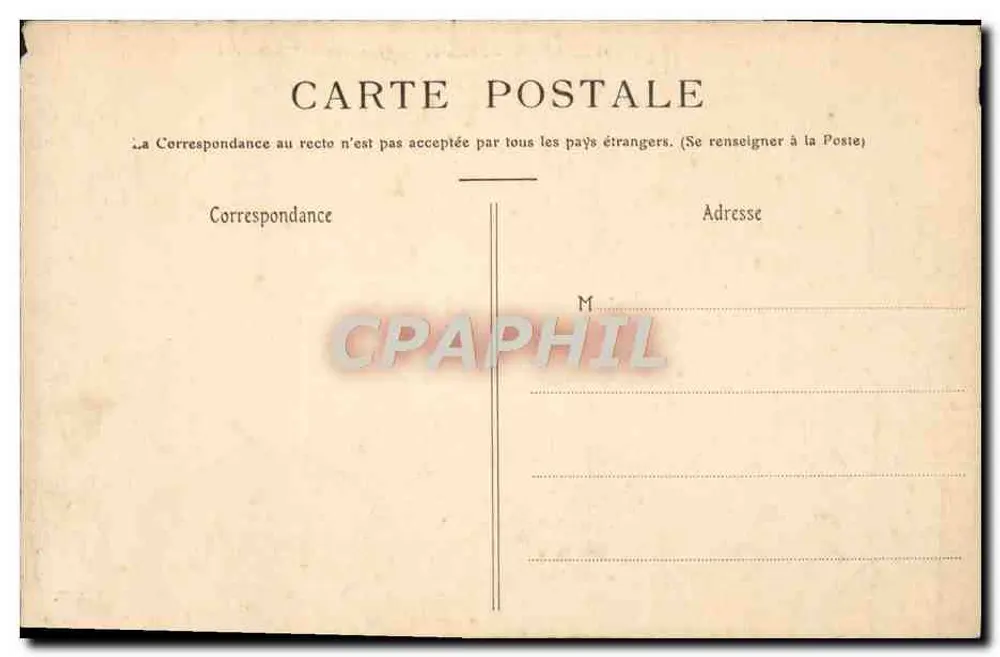 Reims — Liceu de Gargons, rua da Universidade — S.D.T. - Verso