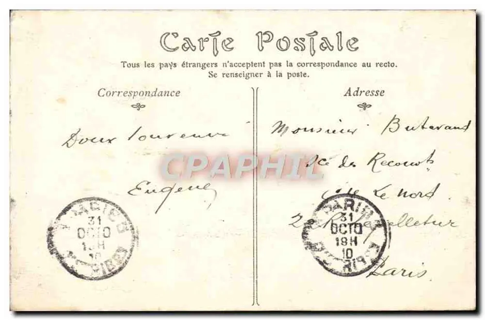 Saint-Florentin (Yonne) — As Margens do Armance — Imp. E. Lecoint - Verso
