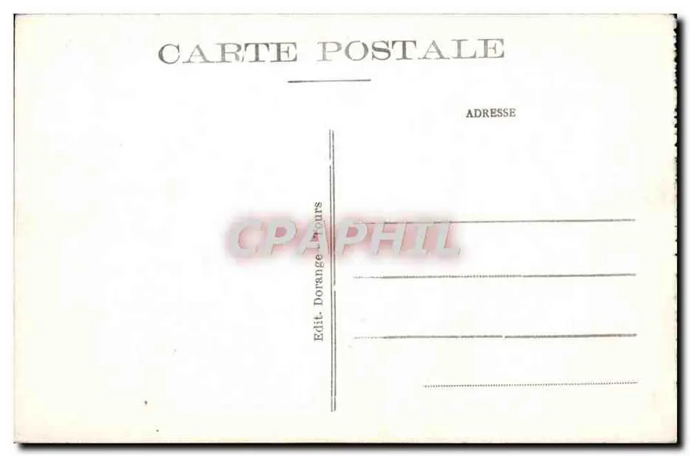 Saumur (M.-et-L.) — O Castelo (século XV), lado Leste, e a Loire — R.D. - Verso