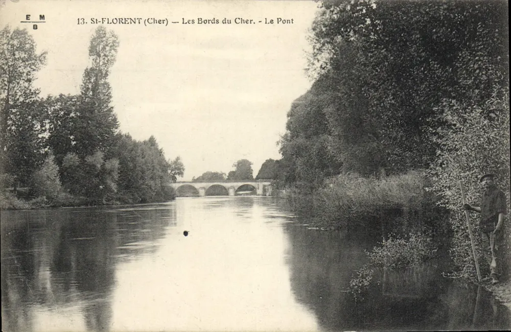 St-Florent (Cher) — Les Bords du Cher — Le Pont - Awers