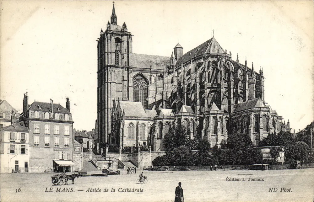 Le Mans — Abside da Catedral — Edição L. Joniaux - Frente