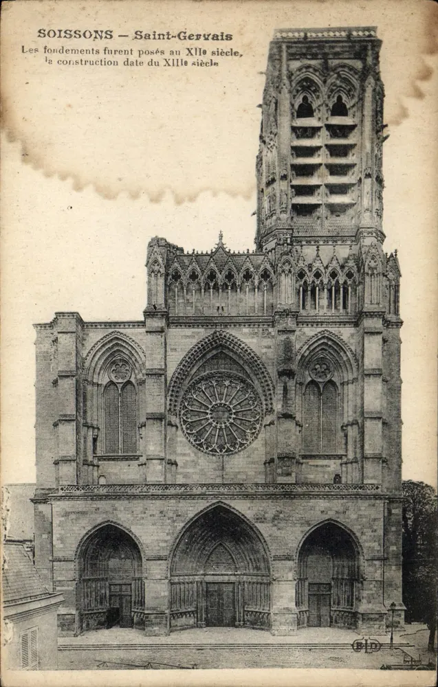 Soissons - Saint-Gervais — editor Le Deléty, Paris, n°2 - Frente