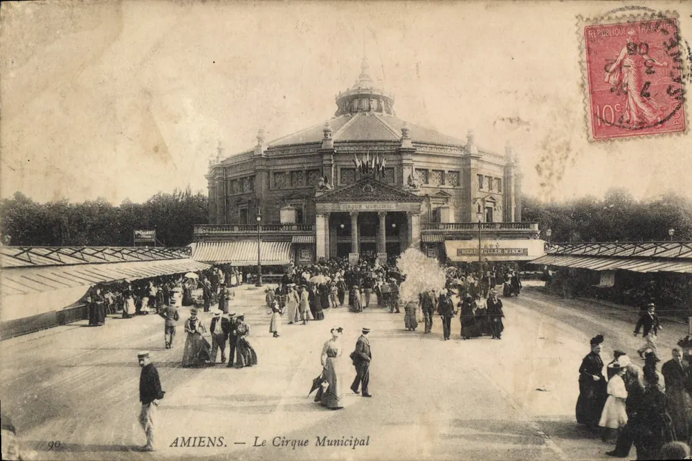 Amiens — Le Cirque Municipal — éditeur Pierre Joller Munce, n°90 - Frente