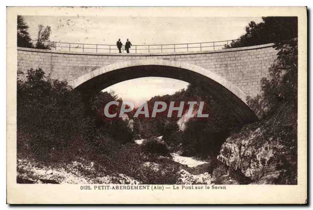Petit-Abergement (Ain) — O Ponte sobre o Seran — Edição ABBERGEMENT - Frente