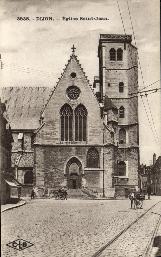 Dijon — Igreja de São João — C-L-B, n° 3538 - Frente