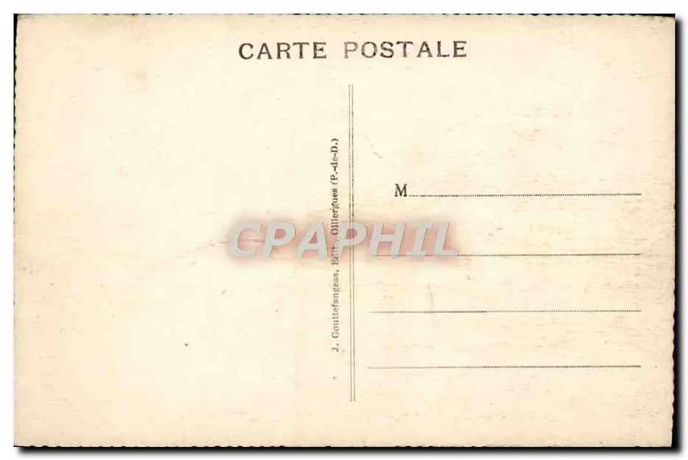 Clermont-Ferrand — Place de Jaude — G. D'O, n° 1090 - Verso