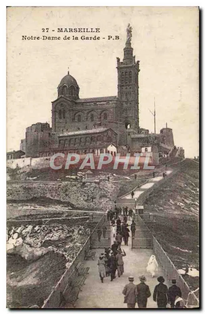 Marselha - Nossa Senhora da Guarda - P.B. - n°27 - Frente