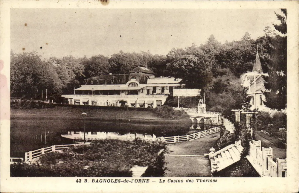 Bagnoles-de-l'Orne — Das Casino des Thermes — Verleger B. 42 - Vorderseite