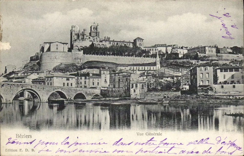 Béziers — Vista Geral — Edição E. D. B. - Frente
