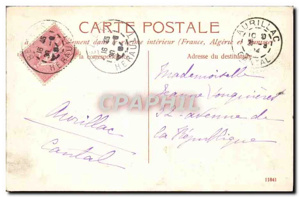 Béziers — Vista Geral — Edição E. D. B. - Verso