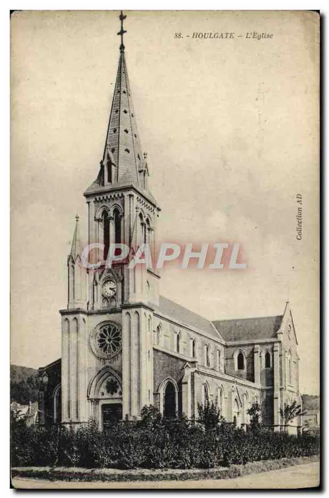 Houlgate — A Igreja — Collection AD - Frente