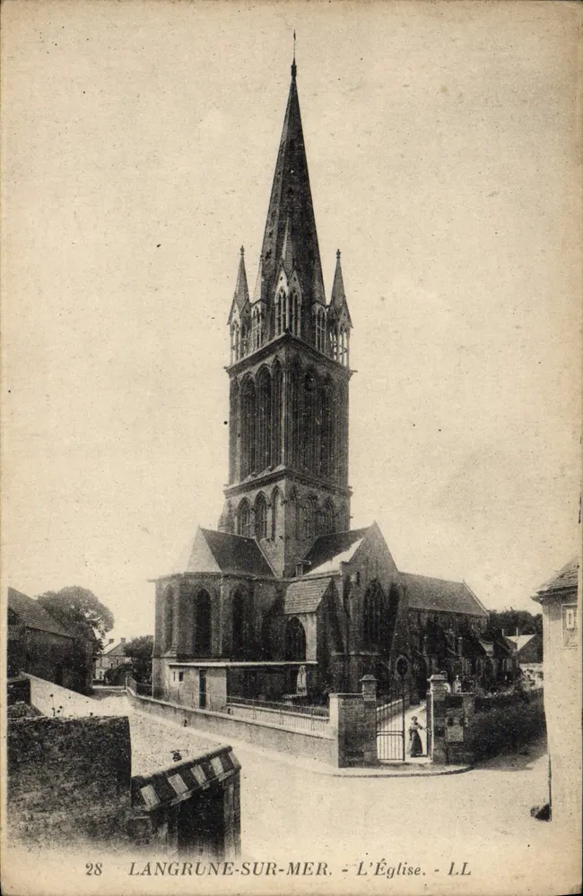 Langrune-sur-Mer - A Igreja - LL - Frente