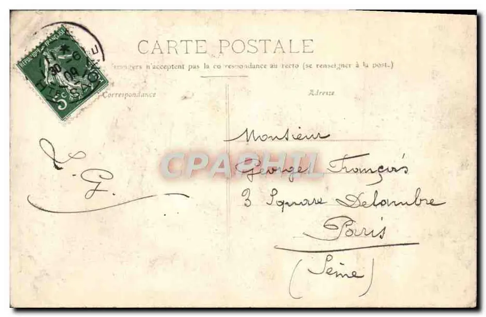 Der Rahin in der Nähe von Champagney (Haute-Saône) — Aufnahme von Chevanel — A. et H. C. - Rückseite