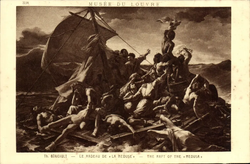 O Radeau da Medusa — Museu do Louvre — Braun & Cie, Paris - Frente