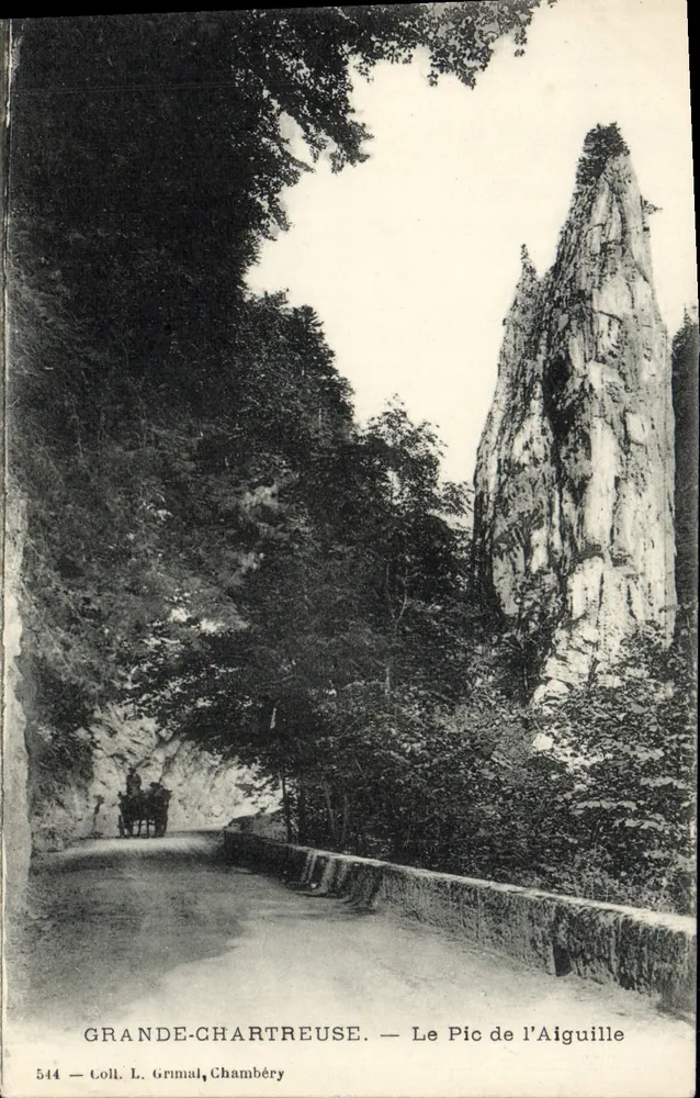 Grande-Chartreuse — O Pico da Agulha — Coleção L. Grimal, Chambéry, n°544 - Frente