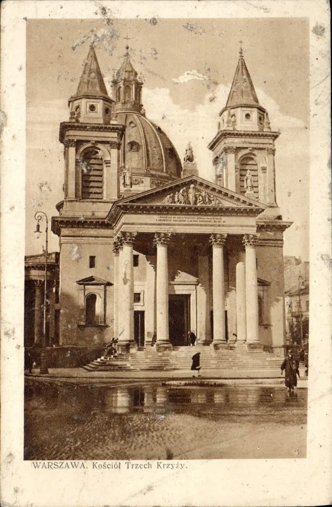 Warszawa, Kościół Trzech Krzyży — éditeur WYDAWNICTWO 'POLONIA' KRAKÓW, n° 2191 - Vorderseite