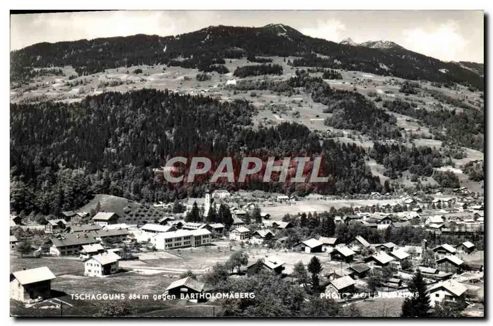 Tschagguns 664 m contra Bartholomäberg — vista panorâmica — Foto Wolf Vornarberg - Frente