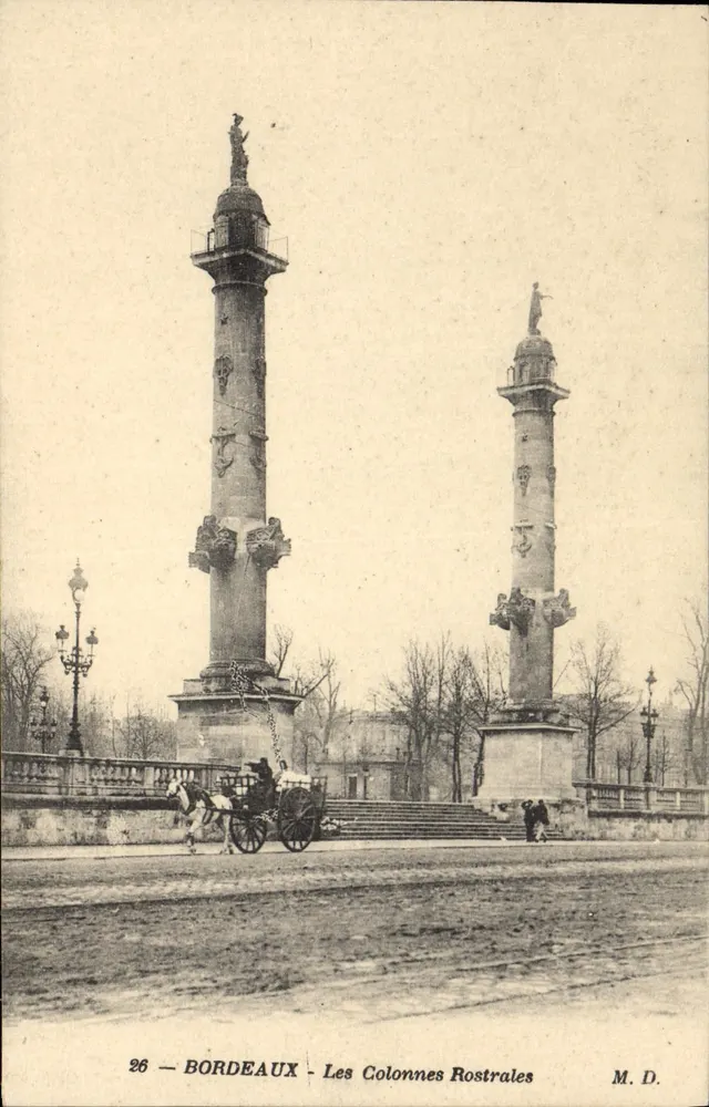 Bordeaux — As Colunas Rostrais — M.D. - Frente